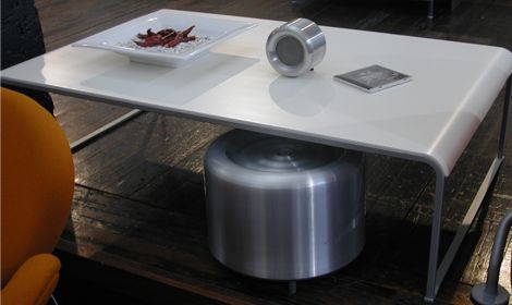 Dome Speakers situ table